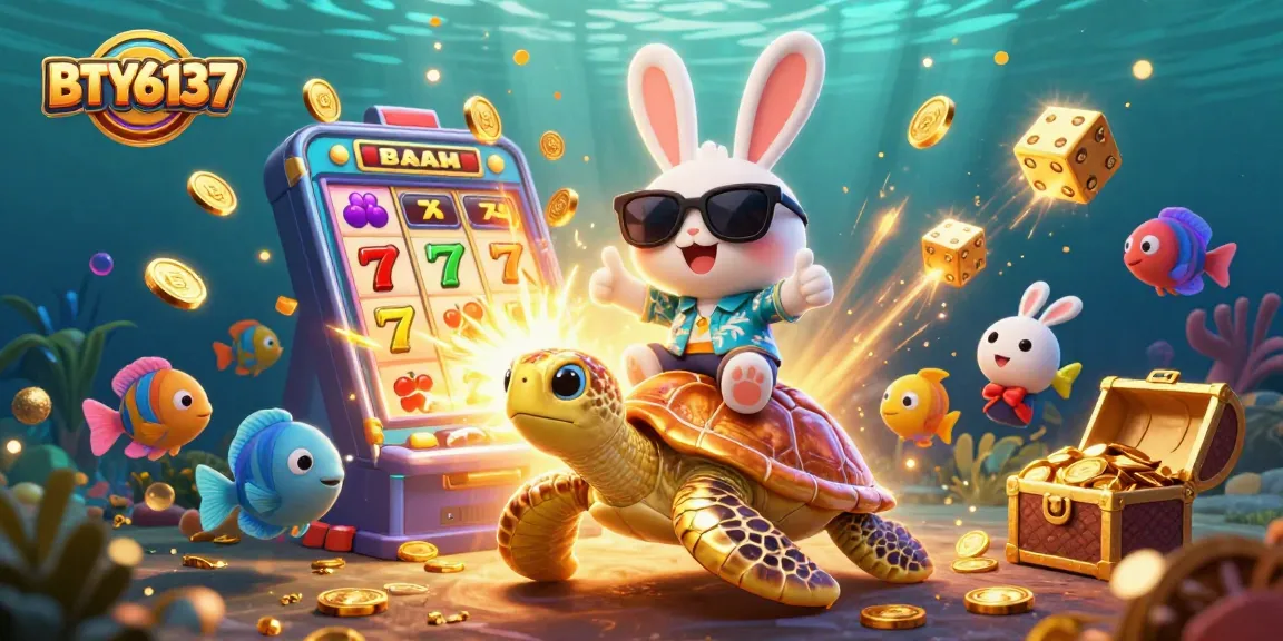 Experience vibrant casino excitement with BTY6137 featuring lucky characters and jackpots!