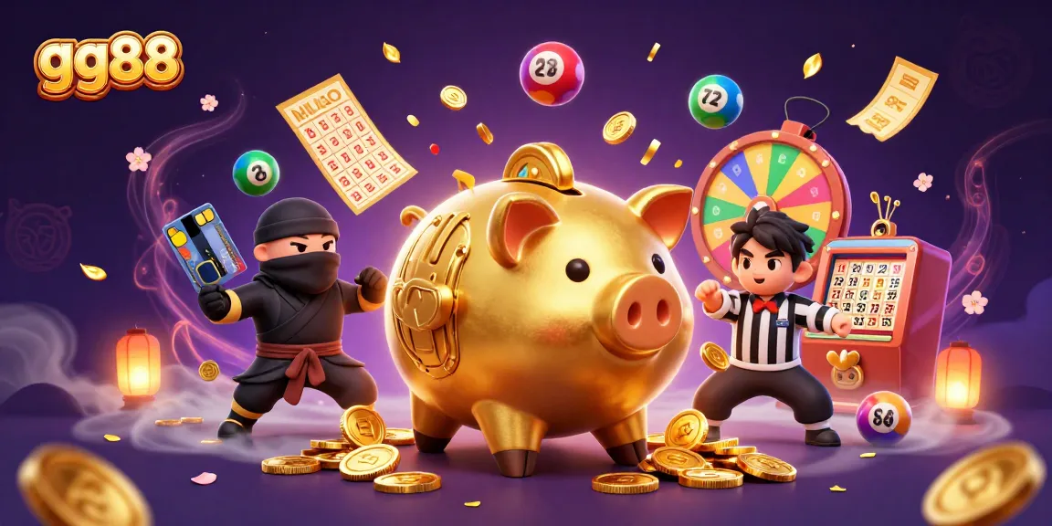 Win exciting rewards at gg88 Casino with vibrant lottery and promotional elements.