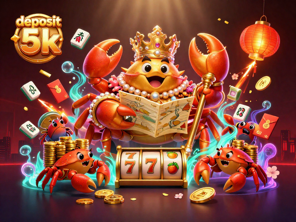 Experience thrilling games with deposit 5k bonuses and vibrant casino imagery.