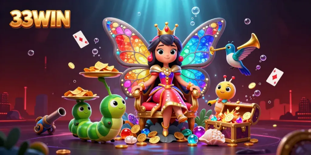 Play and win at 33WIN with colorful games and rich casino atmosphere.