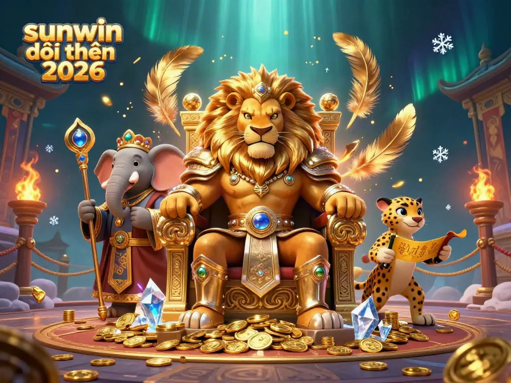 Experience winning opportunities at sunwin đổi thưởng 2026 with vibrant characters in a dynamic casino scene.