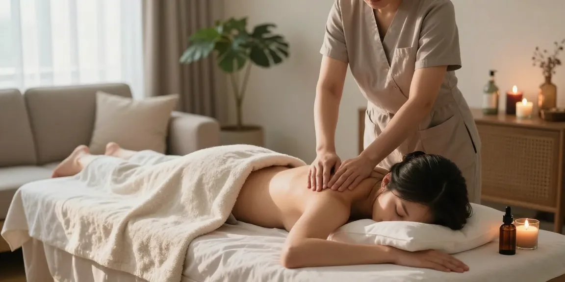 Experience premium 의정부출장마사지 in a serene home setting with expert therapist and soothing ambiance.