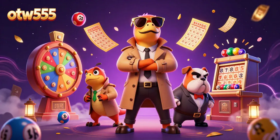Engage with otw555 through lively lottery interactions in a dynamic casino scene.
