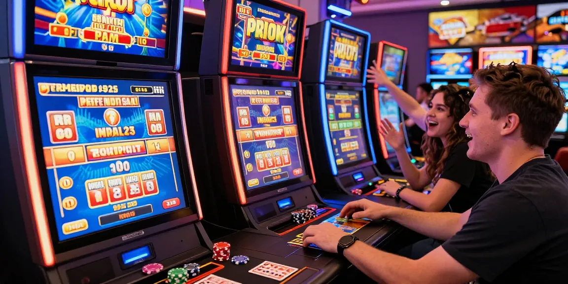 Excited players enjoy the HWGSLOT online gaming experience at vibrant interfaces with colorful graphics.