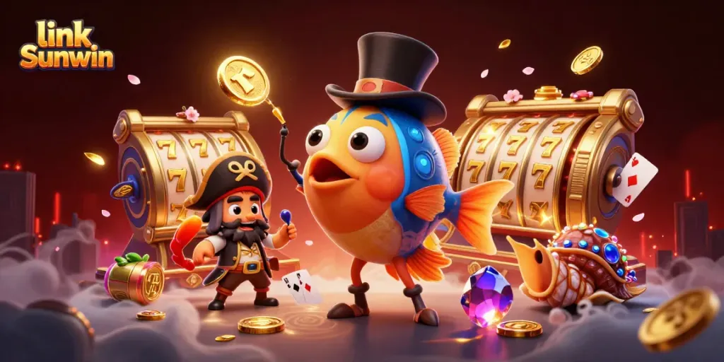 Spin the reels at link Sunwin for big wins in an animated casino wonderland, featuring unforgettable characters.