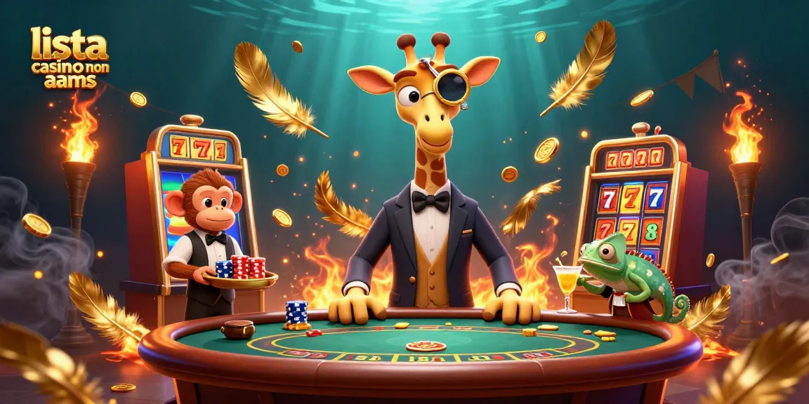 Slot e giochi d’azzardo in azione nella lista casino non AAMS, giraffa di alto livello al tavolo VIP.