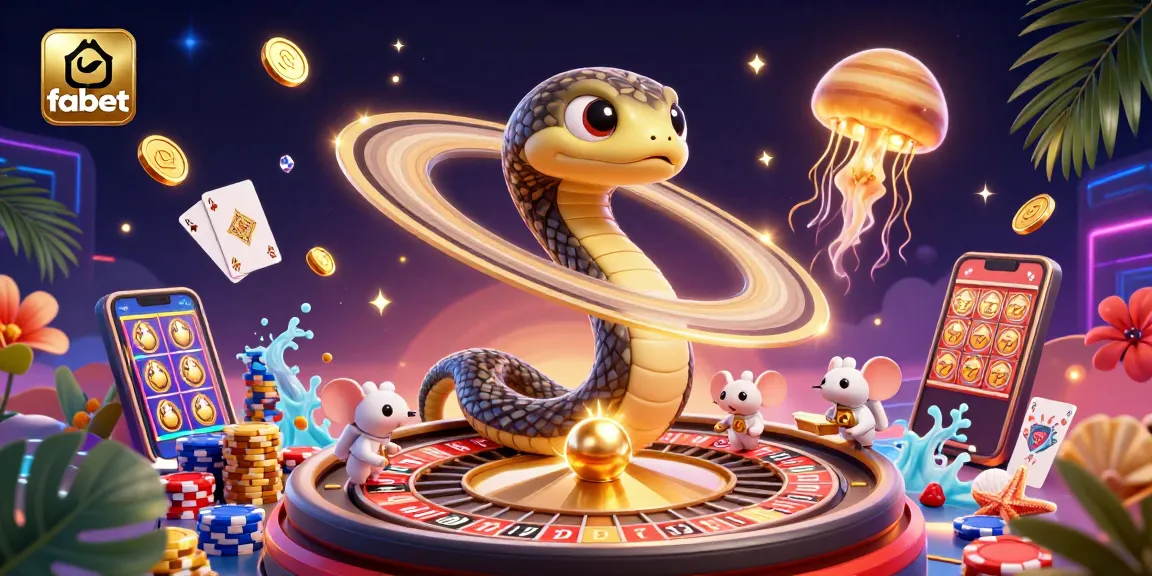 Experience fabet's exciting gambling universe with astronauts betting in a dynamic cosmic casino.