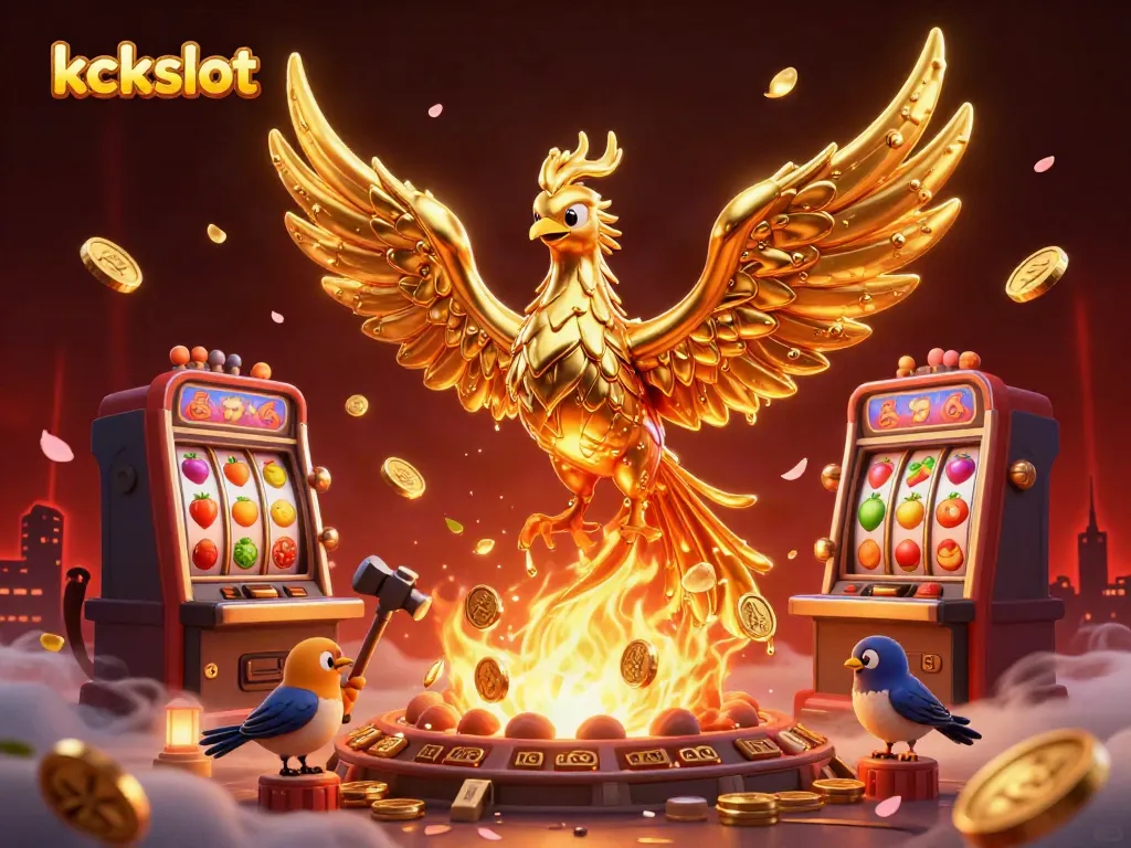 Raih jackpot di KCKSLOT dengan phoenix emas dan permainan slot yang menggairahkan.