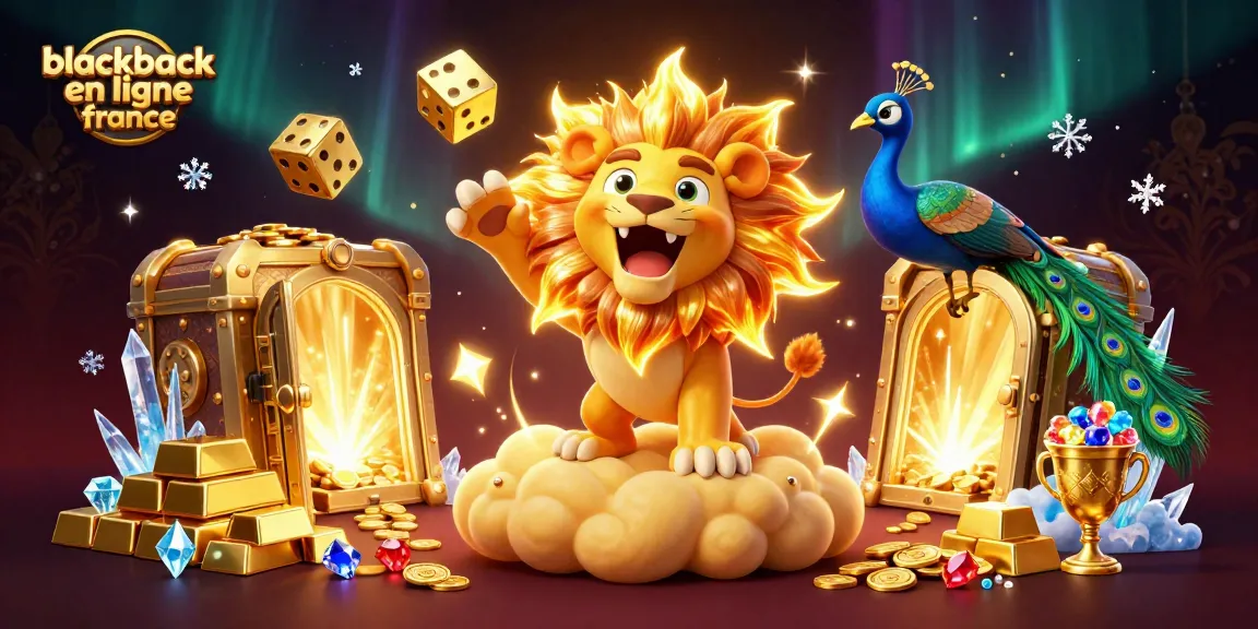 Jouez au blackjack en ligne France avec des éléments de casino dynamiques et colorés.