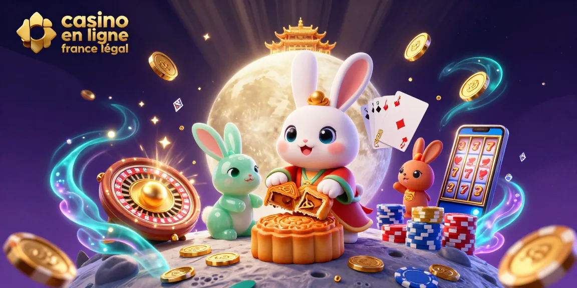 Jouer sur un casino en ligne France légal avec des gains en poker et machine à sous dans un décor lunaire captivant.