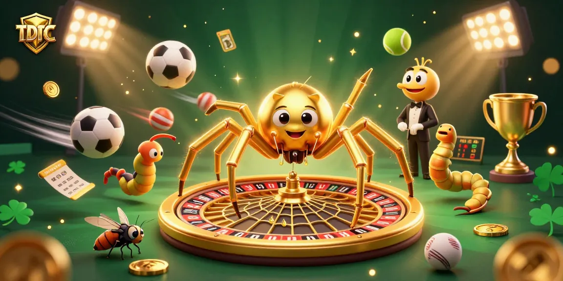Experience the thrill of TDTC in a vibrant 3D casino scene featuring dynamic sports and betting elements.
