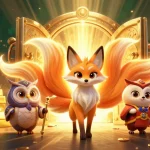 Experience the vibrant world of Tài xỉu MD5 with a captivating illustration featuring a fox spirit and jewels