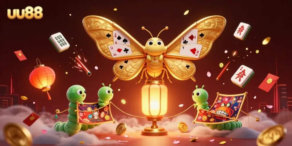 Experience the excitement of uu88 with a vibrant 3D casino illustration showcasing immersive gaming elements.