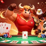 Experience the excitement of ZX88 with vibrant casino action featuring characters celebrating at a poker table.