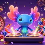 Engage with Bg678 login for thrilling casino fun with vibrant characters and glowing elements.