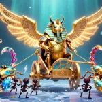 Engage with sun-themed gambling through colorful 3D casino and betting elements.