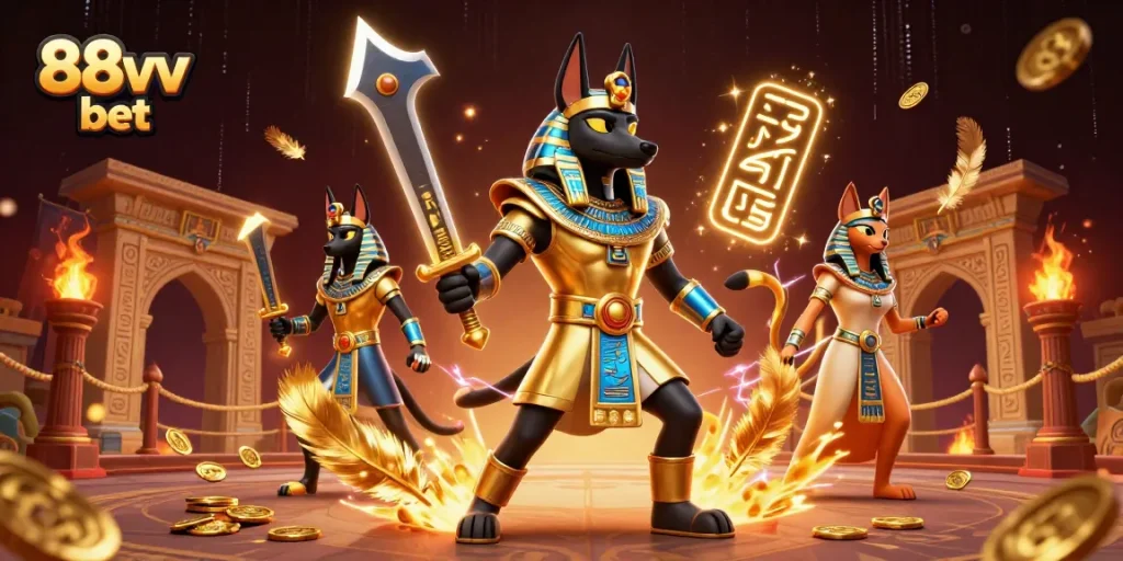 Unveil thrilling winnings with 88vv bet in an ancient Egyptian casino adventure